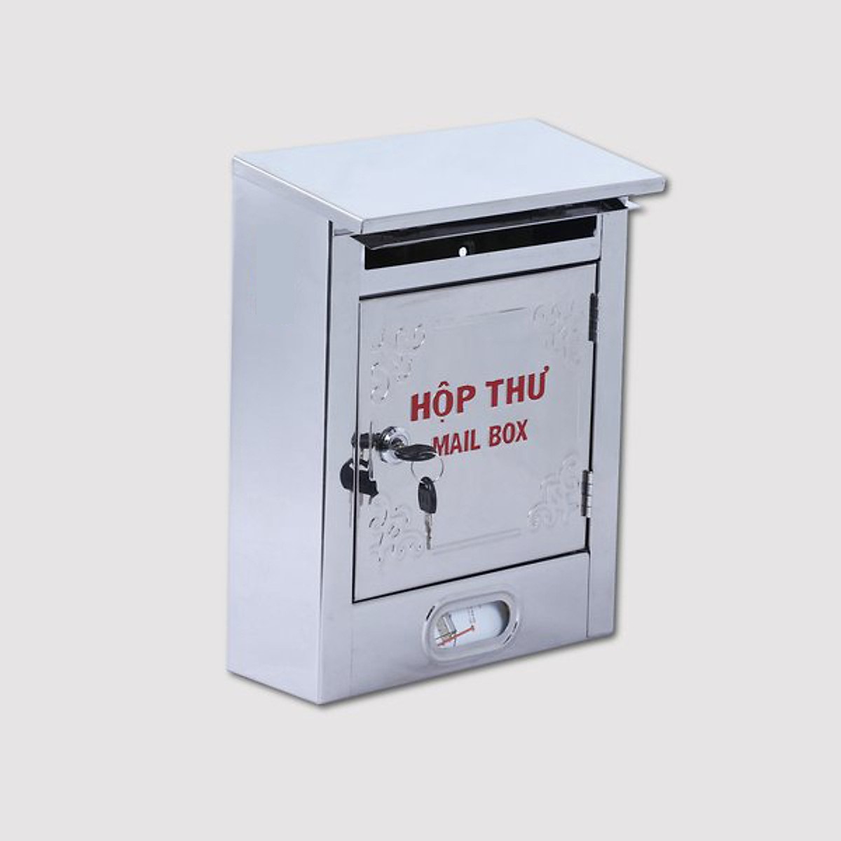 Hộp Đựng Thư Báo Thư Góp Ý inox 430 cao cấp Size lớn