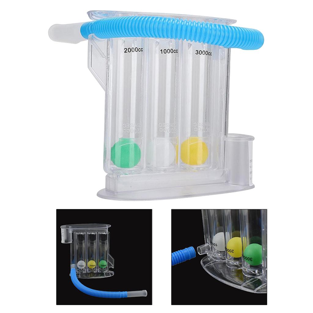 MagiDeal Lung Deep Breathing Trainer Exerciser Device Incentive Spirometer 3