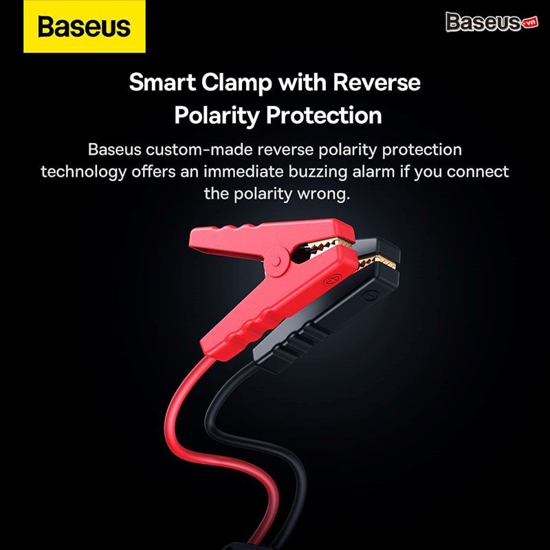 Bộ Kích Bình Cho Ô TÔ Baseus Super Energy Pro+ Car Jump Starter 1200A 12000mAh 12V For 2.5L-8.0L Auto Car - Hàng chính hãng