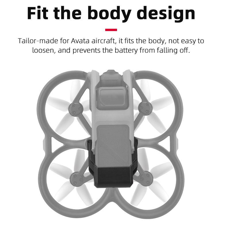 Khóa cố định chống vấp pin cho máy bay không người lái DJI Avata cho Phụ kiện kẹp gia cố bảo vệ pin DJI Avata Fly Màu sắc: a