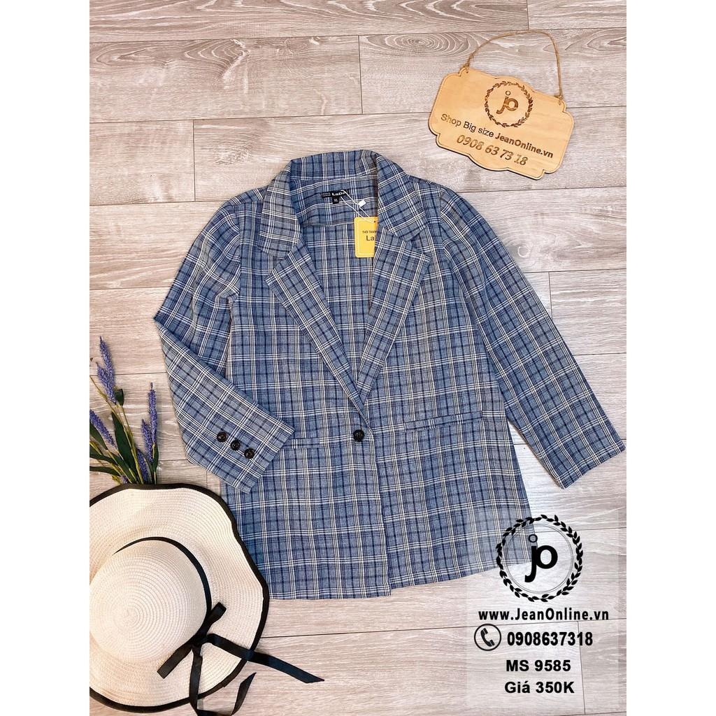 Blazer Tay Dài Bigsize nữ áo khoác vest ngoại cỡ