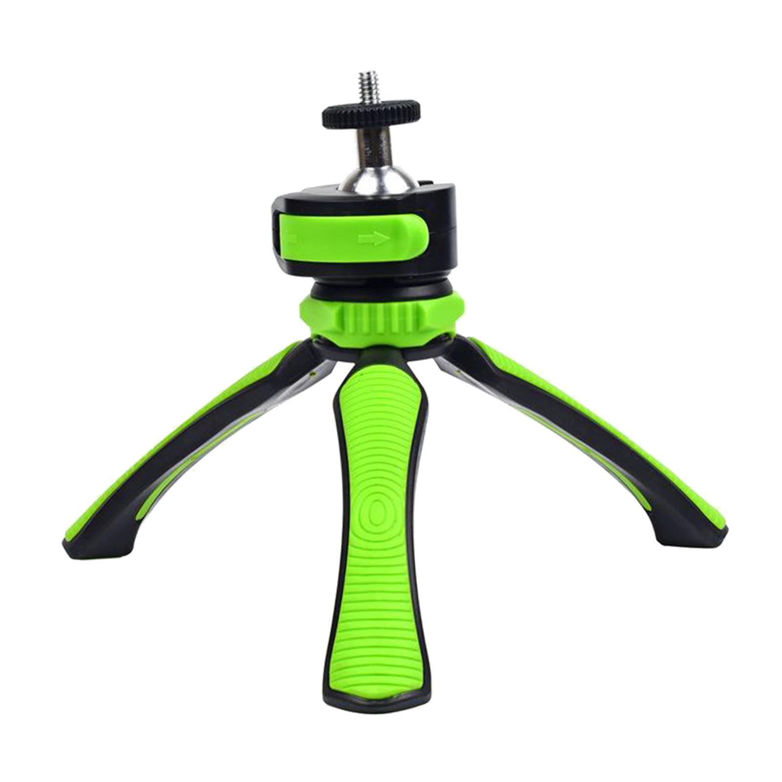 Portable Mini Tripod Camera Desk Tripod Mount Holder Table Stand Green