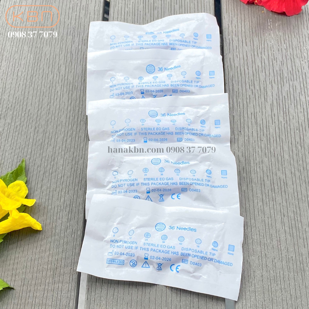 Đầu Kim Nano, 12, 36 Cho Máy phi kim, lăn kim Dr Pen Cấy tinh chất, Mụn, Nám, Sẹo rỗ