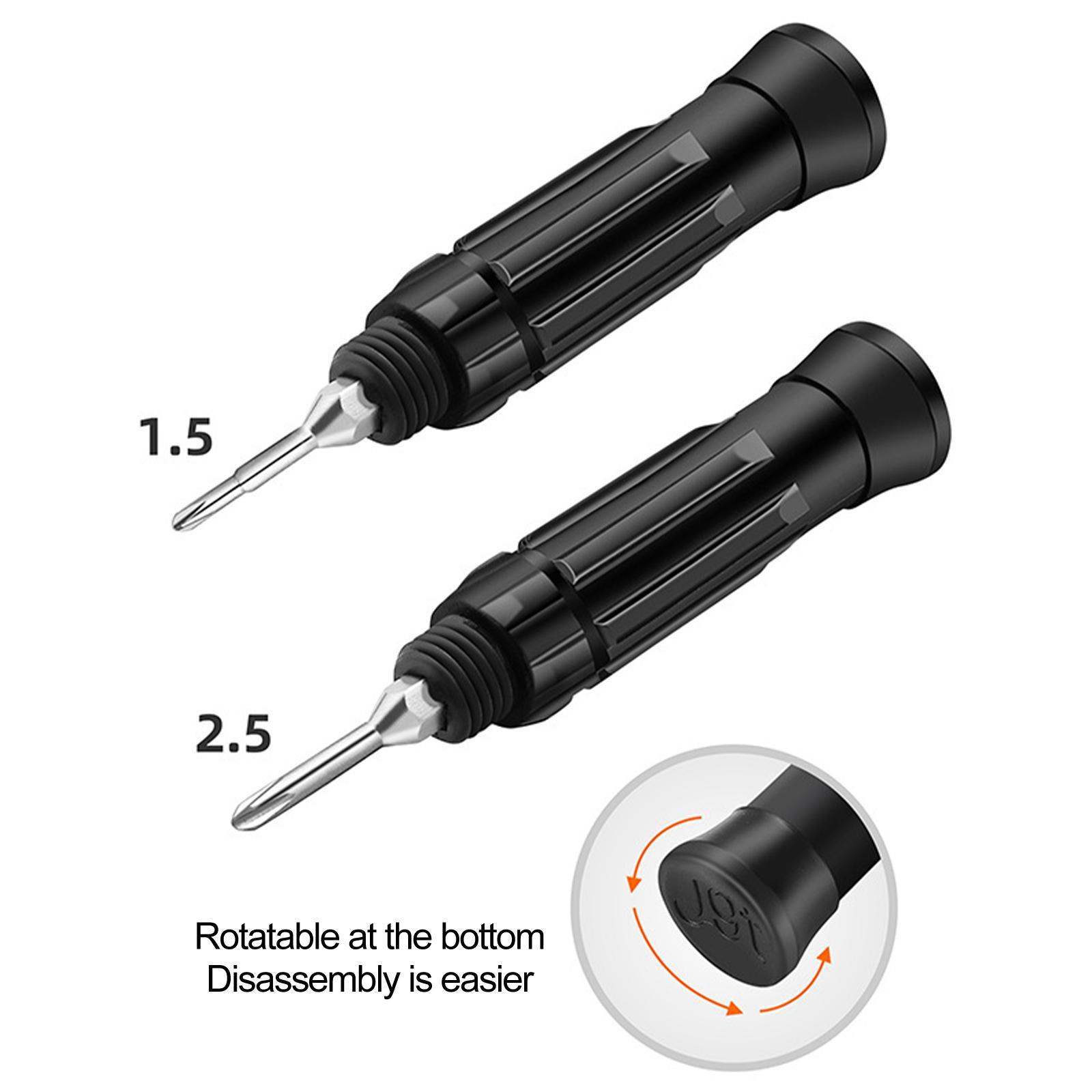3 in 1 Keycap Puller Remover/ Steel with 1.5/2.5 Cross Head Screwdriver Cleaning for Mechanical Keyboard Electronic Devices/