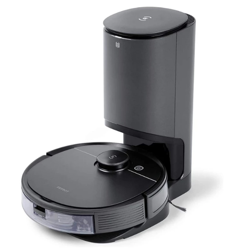 Robot hút bụi lau nhà Ecovacs Deebot T9 Aivi Plus Phiên bản nâng cấp của T8 Aivi Plus Tự dọn hộp rác Lau hút đồng thời Tích hợp lọc không khí và tỏa hương thơm Công nghệ lau rung loại bỏ vi khuẩn Hàng Chính Hãng