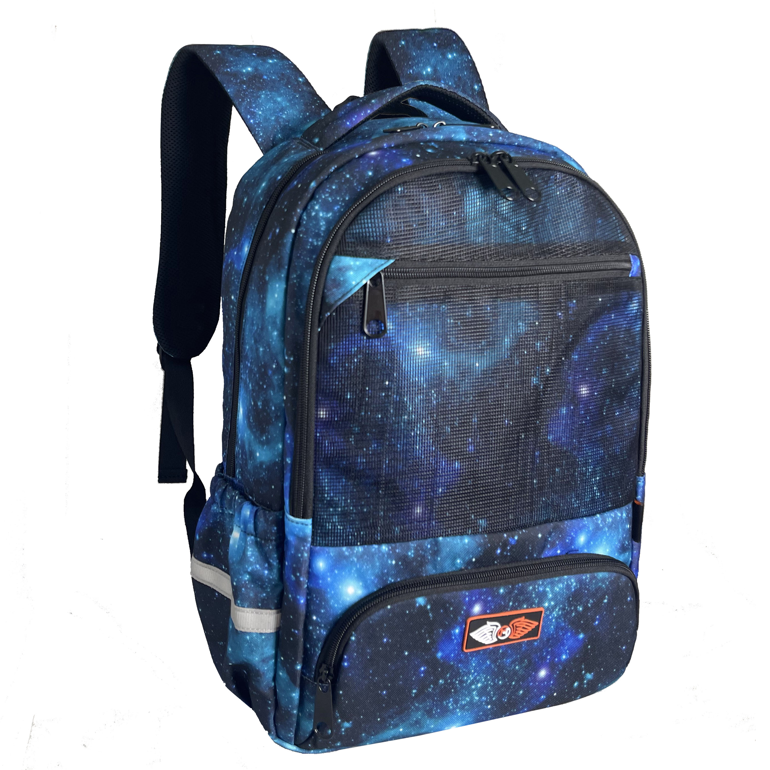 Balo Galaxy- Balo Cho Học Sinh, Sinh Viên Viền Dạ Quang, Nhiều Ngăn. Bảo Hành 1 Năm