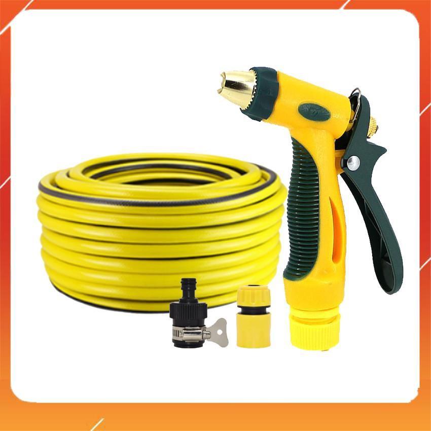 Bộ dây vòi xịt nước rửa xe,tưới cây tăng áp 3 lần 7-10m 206317