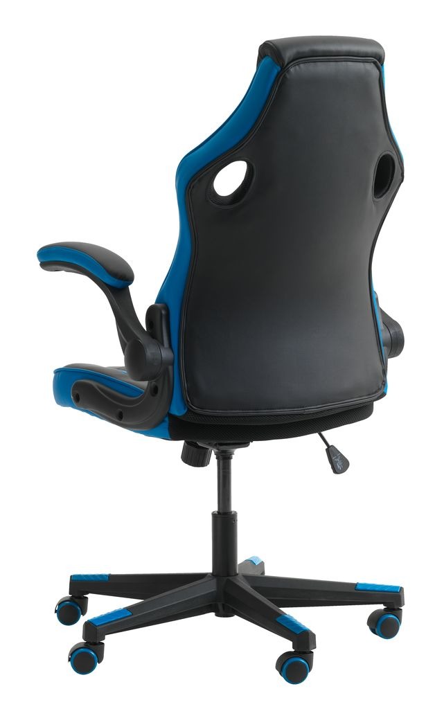 Ghế gaming | JYSK Vojens | da PP/kim loại | xanh/đen | R72xS67xC108/118cm