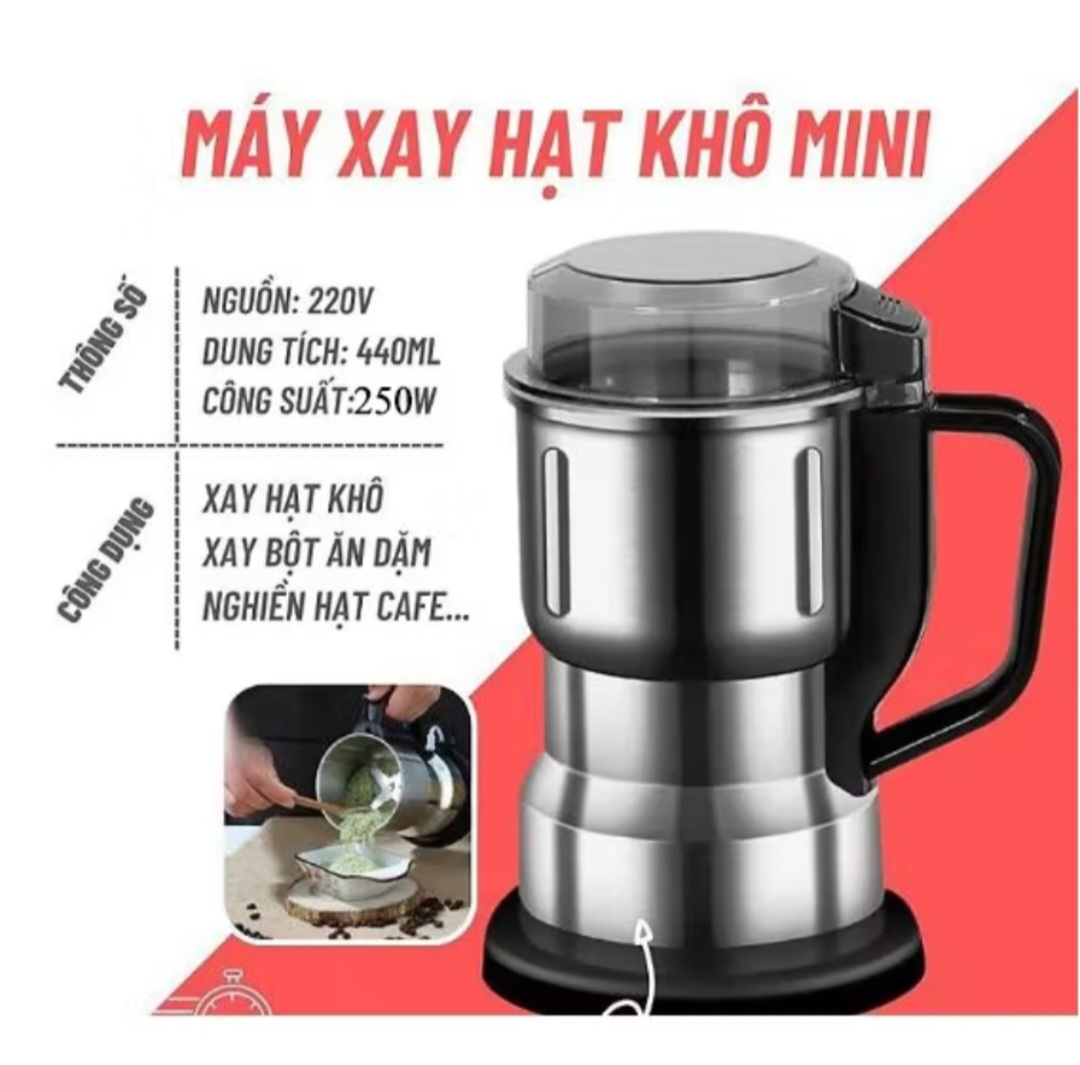MÁY XAY NGHIỀN BỘT KHÔ CÔNG XUẤT LỚN VÀ MÁY MINI XAY NGHIỀN MỌI THỨ SIÊU NHỎ MỊN