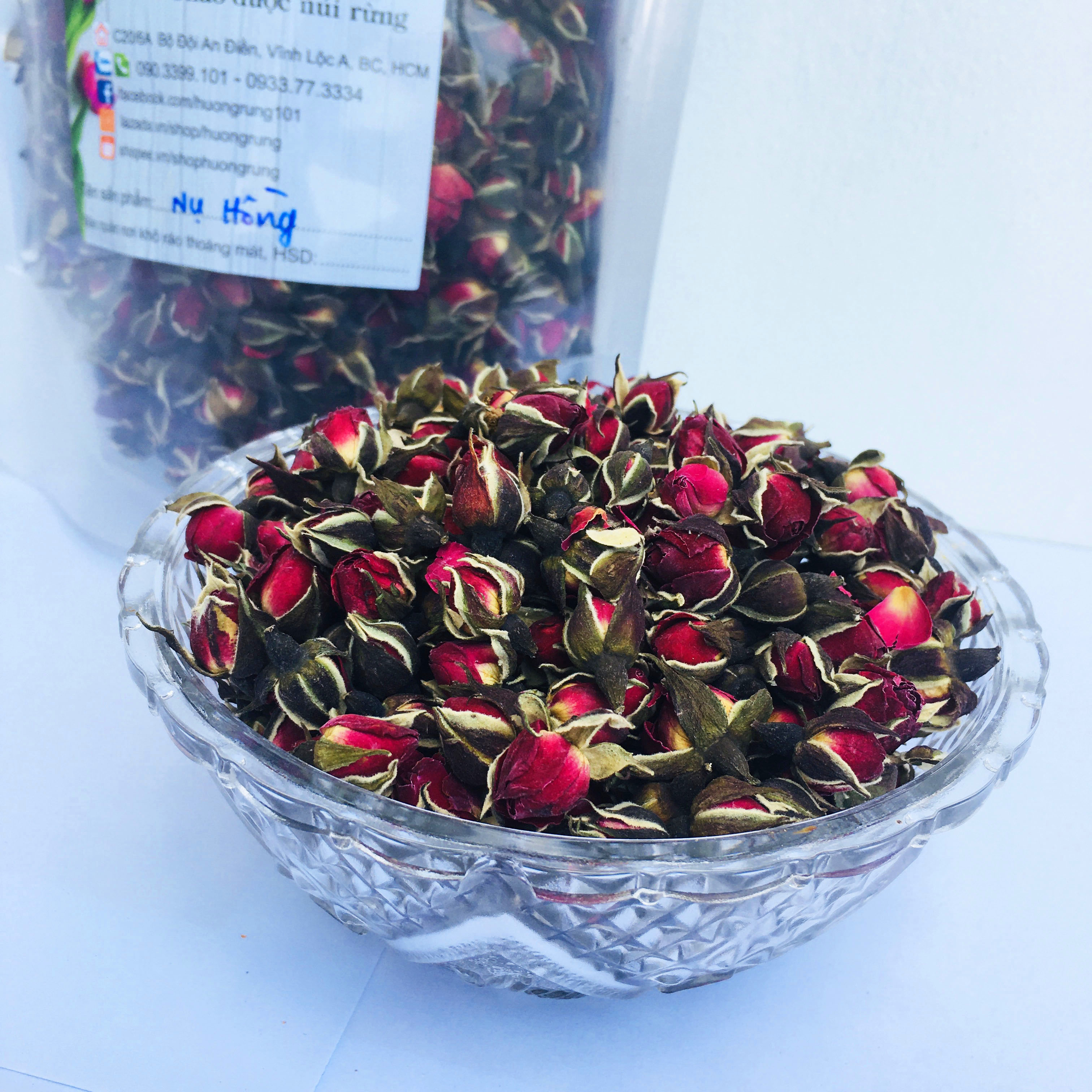 NỤ HỒNG 100g sấy khô loại đặc biệt