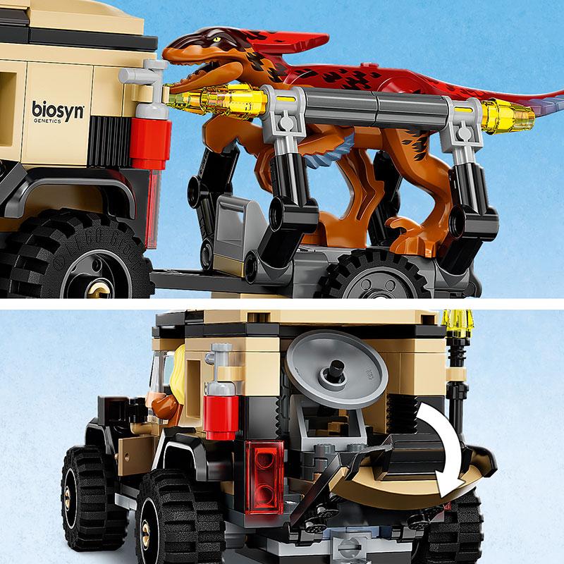 Đồ Chơi LEGO Vận Chuyển Khủng Long Pyroraptor & Dilophosaurus 76951