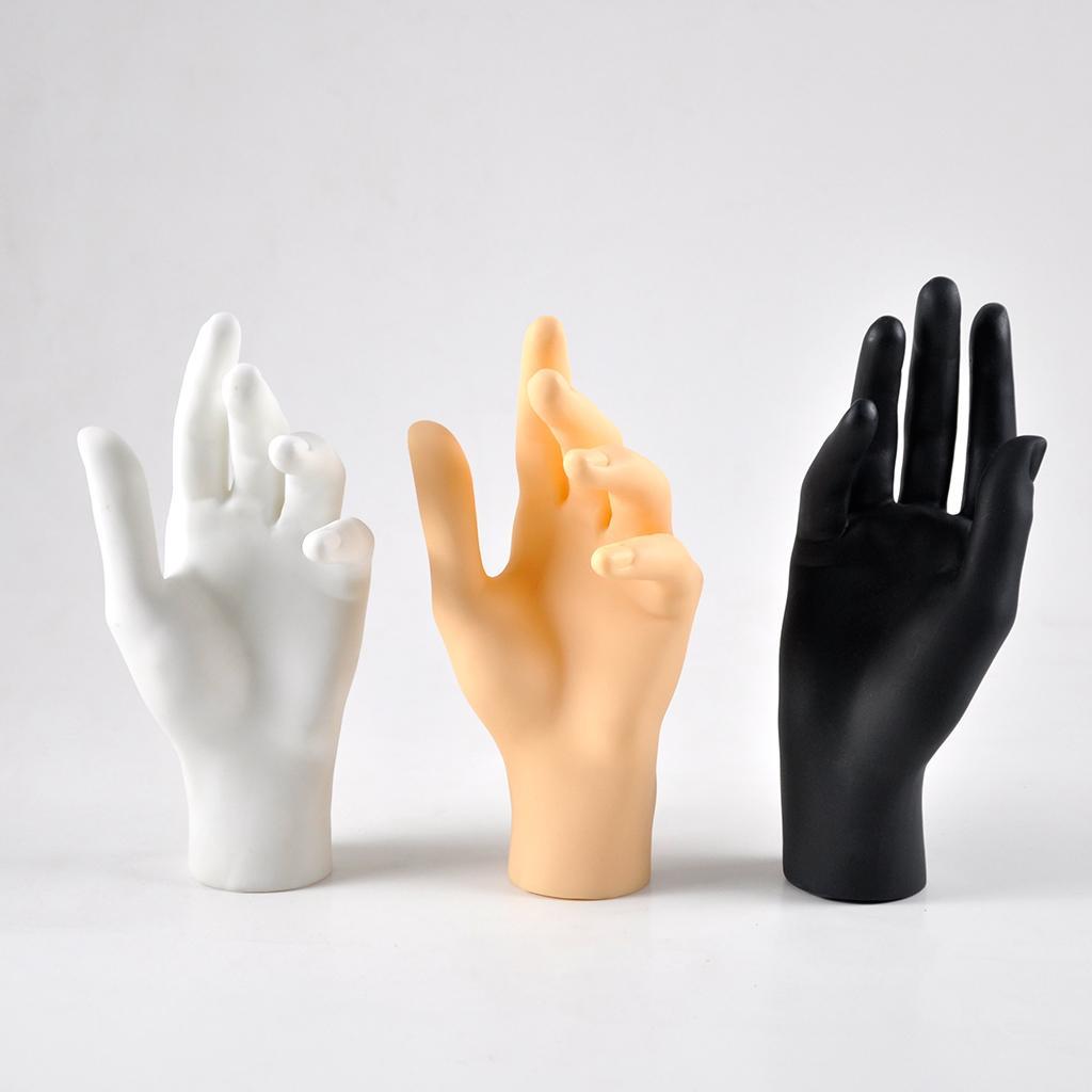 2x Female Mannequin Hands Model for Jewelry Bracelet Rings Gloves Display