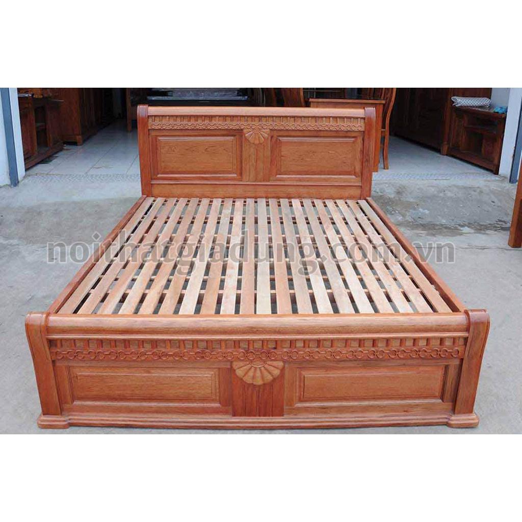Giường ngủ gỗ xoan đào