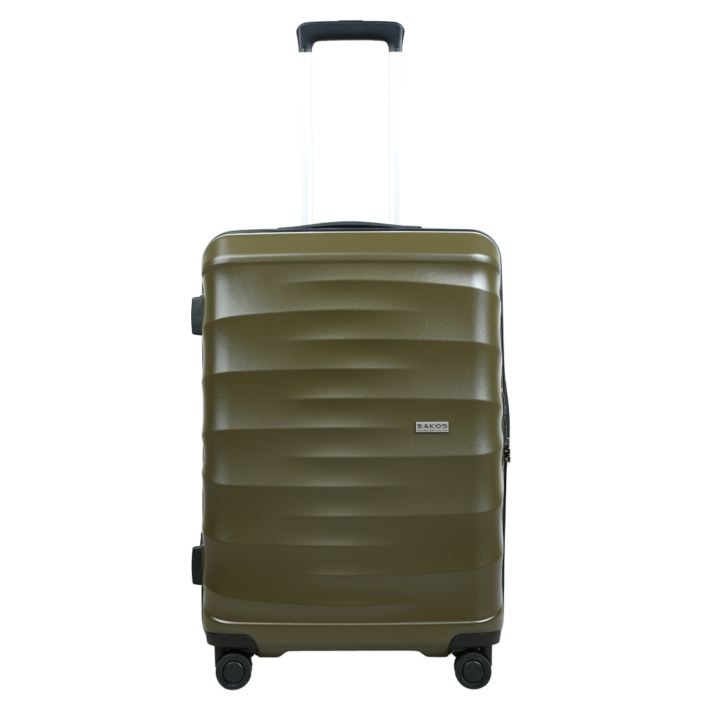Vali Kéo Nhựa Du Lịch SAKOS GRINZA Z26 - Size M (24inch)/ Ký Gửi (Trung) - Khóa TSA - Nhựa PC
