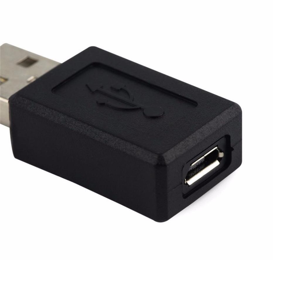 2x Micro USB Female to USB2.0 A Male Converter Connector Adapter for Laptop