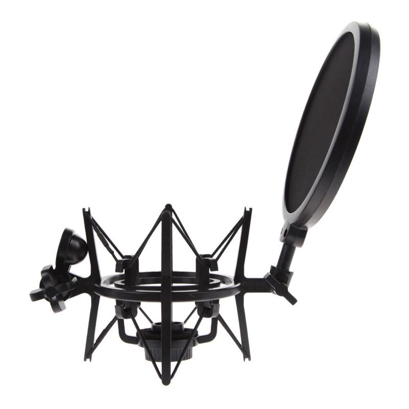 Micro chuyên nghiệp đứng mic Mic Universal Mount với giá đỡ đầu nối khiên