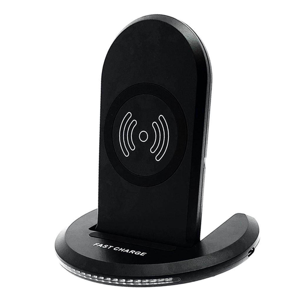 10W Qi Wireless Fast Charger Charging Stand Dock For SamsungS8 S9 S10