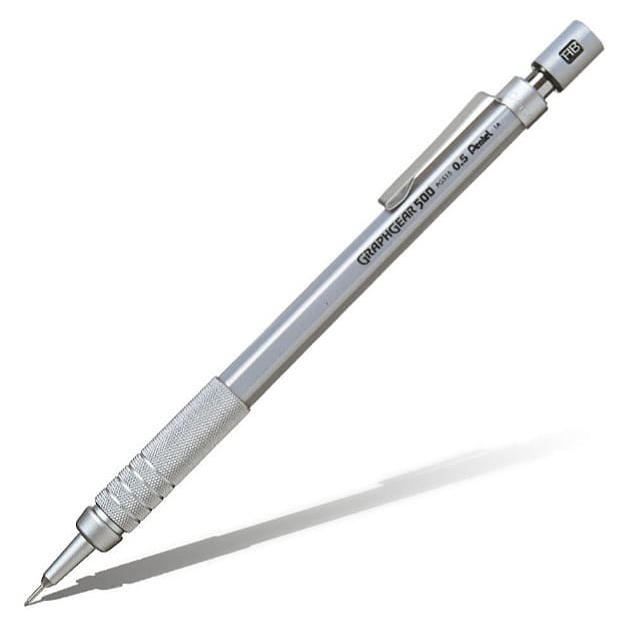 Bút Chì Kim Kỹ Thuật Cao Cấp Pentel Graphgear 500 Loại 0.3/0.5/0.7mm Vẽ Phác Thảo, Vẽ Kiến Trúc - PG513, PG515, PG517