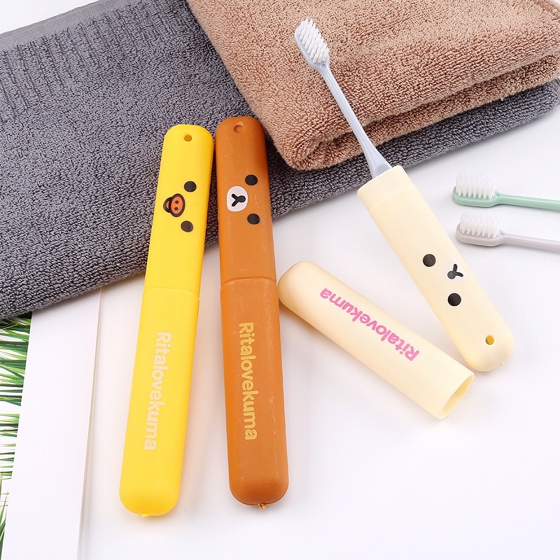 Combo 5 hộp đựng bàn chải đánh răng cho gia đình , hộp đựng bảo vệ bàn chải đánh răng đi du lịch PaKaSa (Giao màu ngẫu nhiên)