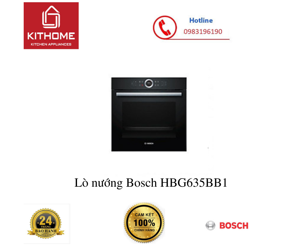 Lò nướng Bosch HBG635BB1 - Hàng chính hãng