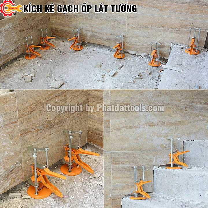 Kích kê gạch ốp lát-Con đội kích gạch