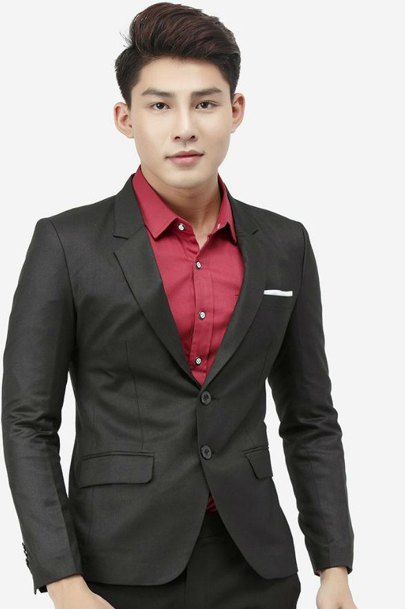 Áo Vest Nam 2 Nút Cài Titishop AVN112 - Đen (Size