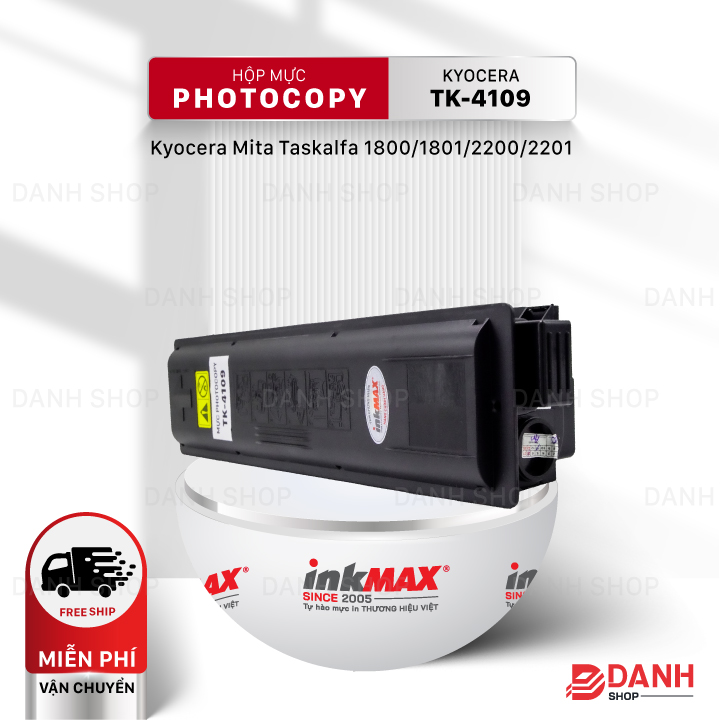 Hộp mực TK-4109-inkMAX cho máy Photocopy Kyocera Mita Taskalfa 1800 / 1801 / 2200 / 2201 Hàng chính hãng