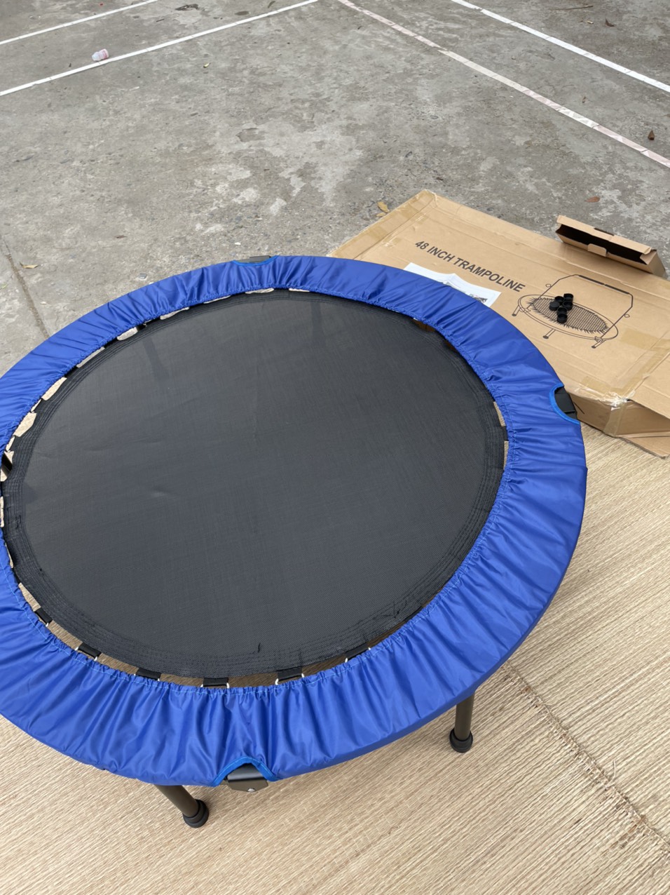 [Giá Tốt] Sàn nhún cho bé bạt nhún lò xo vận động cho cả nhà Trampoline giúp tập thể dục toàn thân