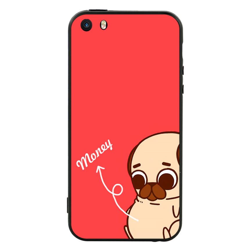 Ốp lưng viền TPU cho điện thoại Iphone 5 - Cute Dog 07