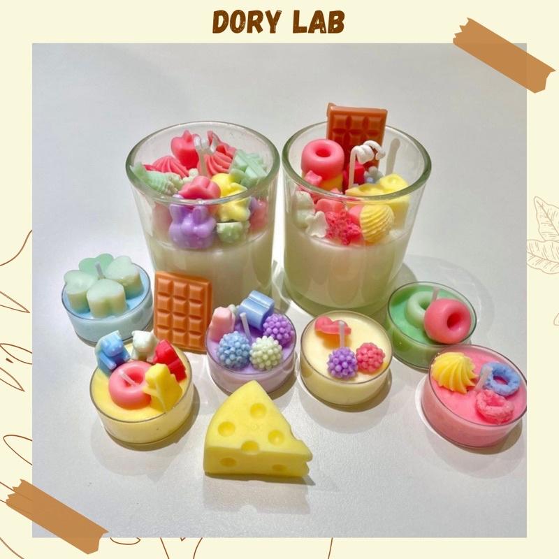 Nến Thơm Handmade Topping Ngũ Sắc Cute - Dory Lab