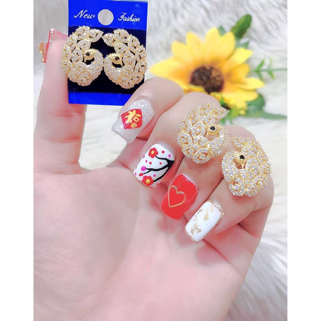 Bông Tai Thiết Kế Thanh Lịch Sang Trọng