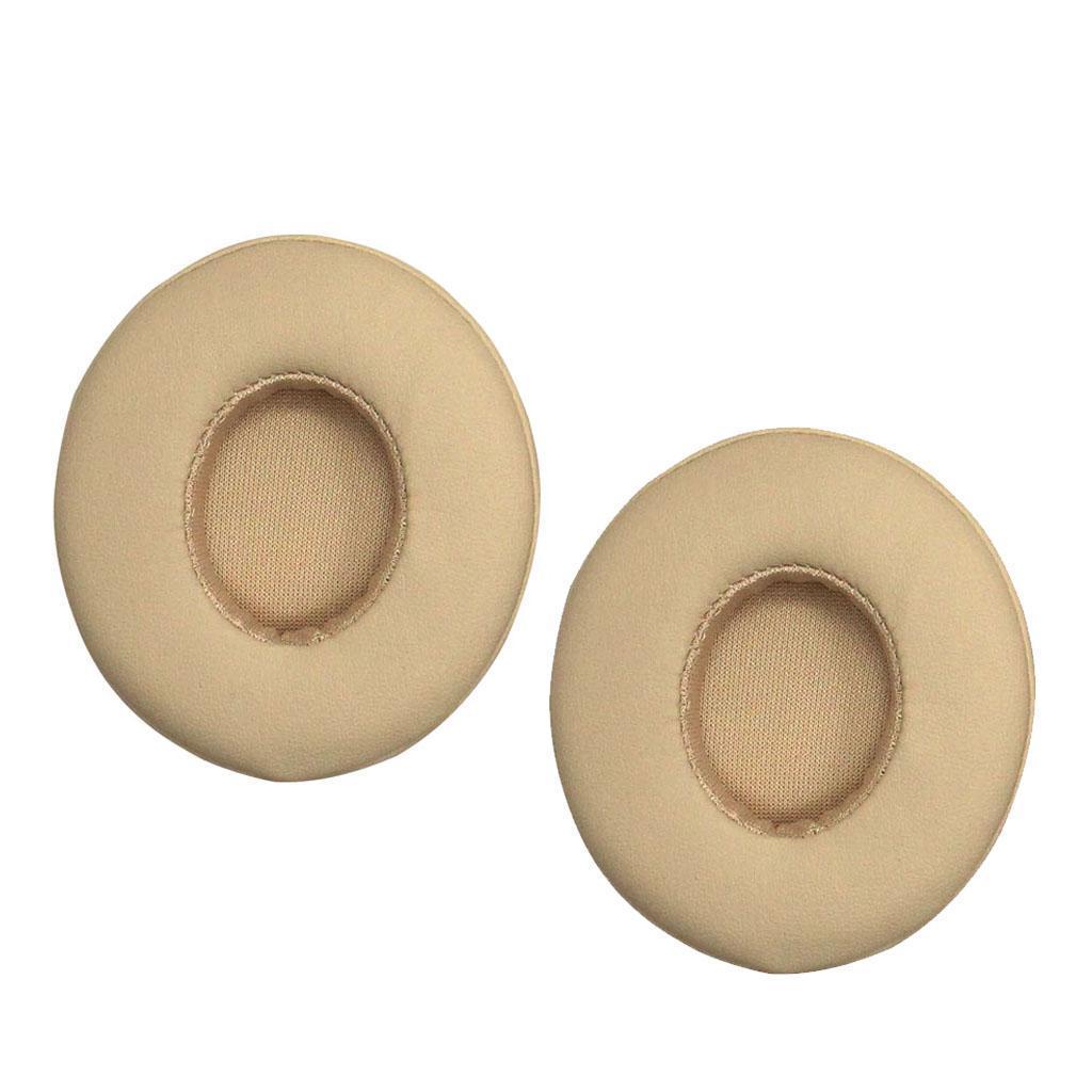 1 Pair Ear Pads Cushions Covers  Headsets Champagne