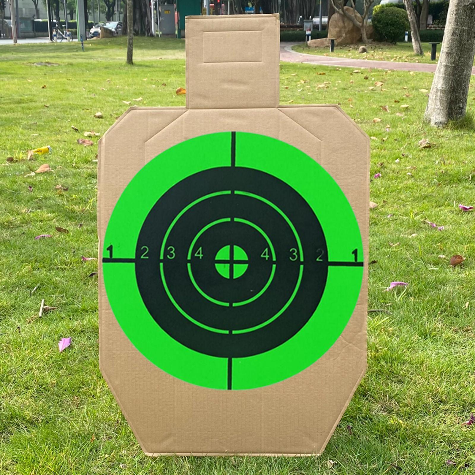 3"/7.50cm Splatter Stickers for Range Hunting Practice Green