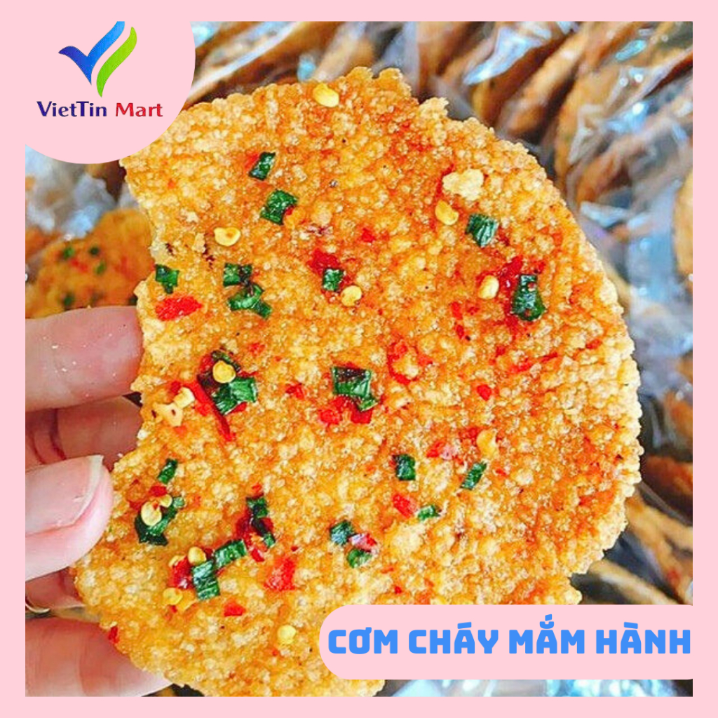 Cơm Cháy Mắm Hành Bể VIETTIN MART 10 Gói