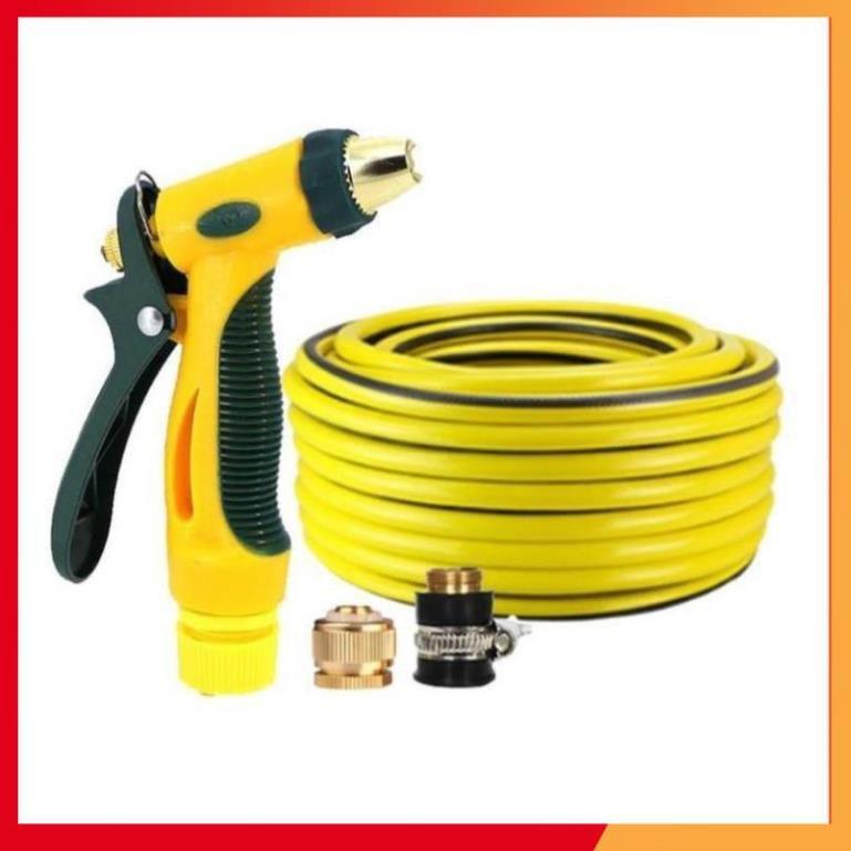 Bộ dây vòi xịt nước rửa xe, tưới cây tăng áp 3 lần,loại 20M  206317
