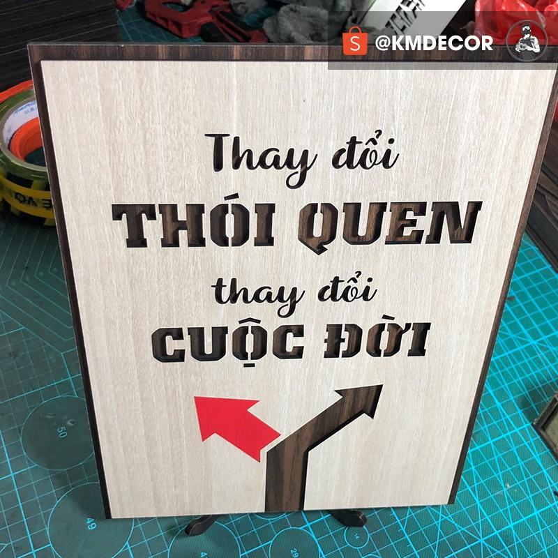 Tranh tạo động lực - Thay đổi thói quen thay đổi cuộc đời