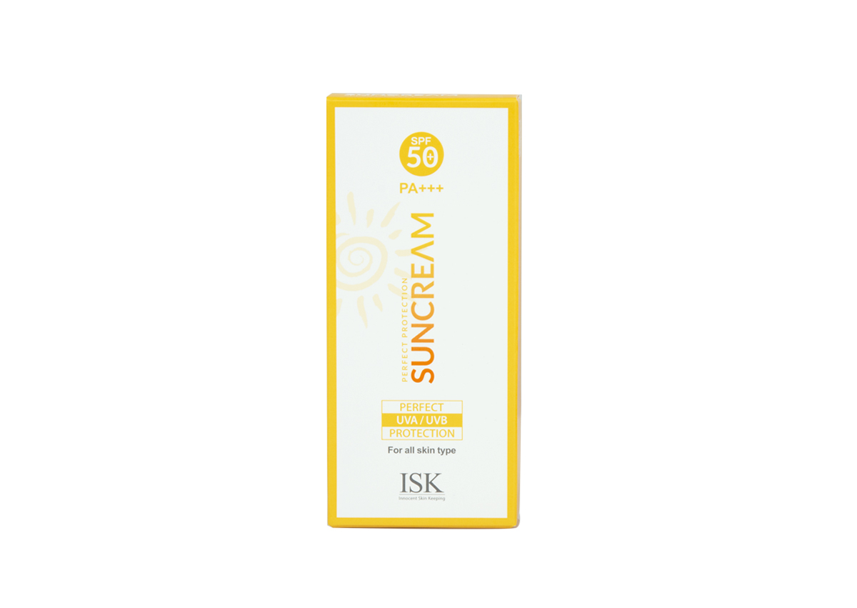 Kem chống nắng kiềm dầu và dưỡng ẩm ISK Perfect Protection Sun Cream SPF 50+/PA+++ 70ml - Hàn Quốc Chính Hãng