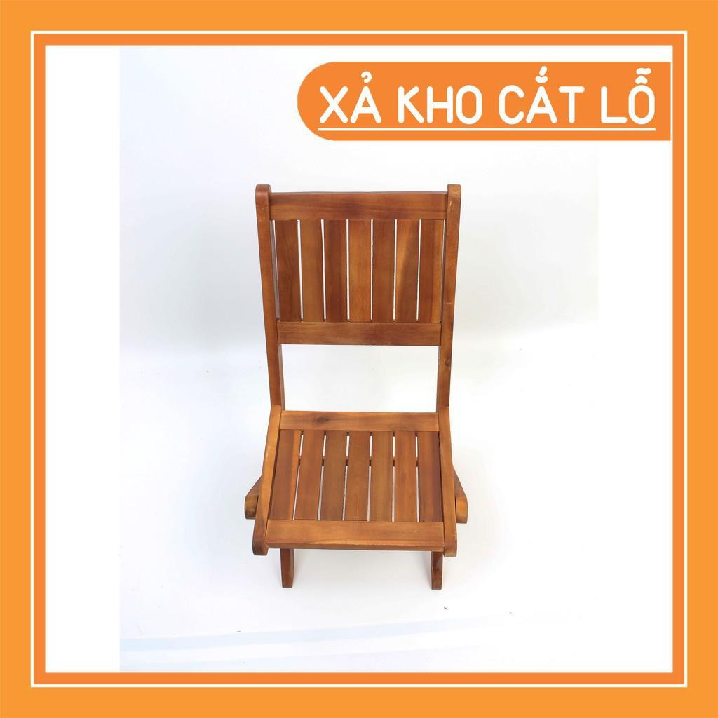 Ghế cafe gỗ ép xếp gọn giá rẻ