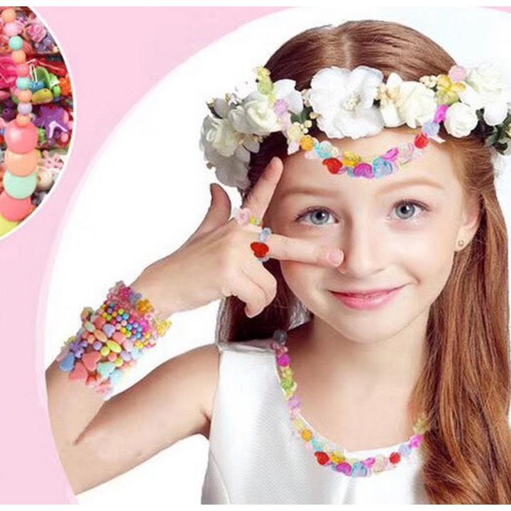 Bộ đồ chơi xâu hạt vòng cực đẹp - Đồ phụ kiện handmade