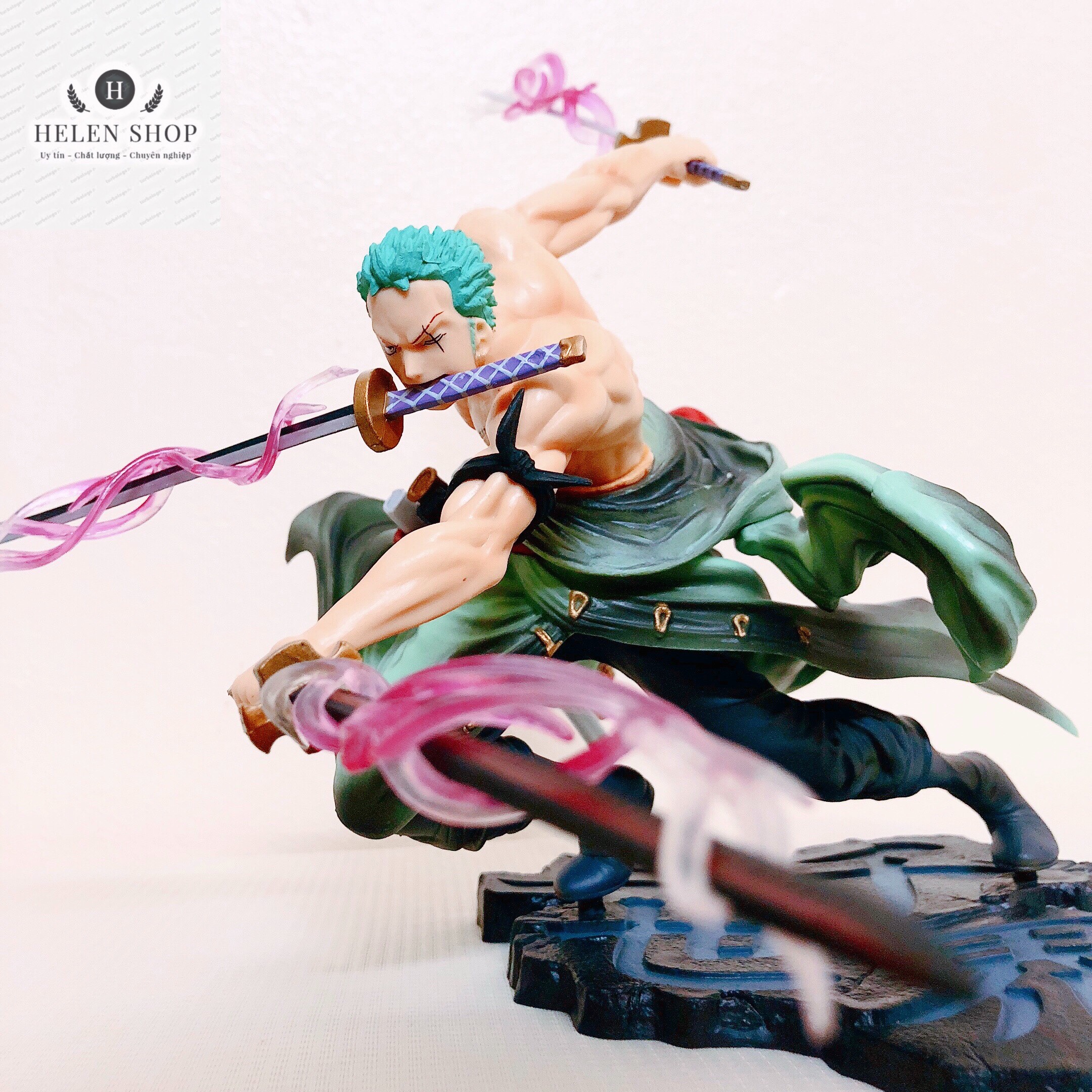 Mô hình One Piece Zoro tam kiếm phái 3000 thế giới chém Pica cực đỉnh bao ngầu