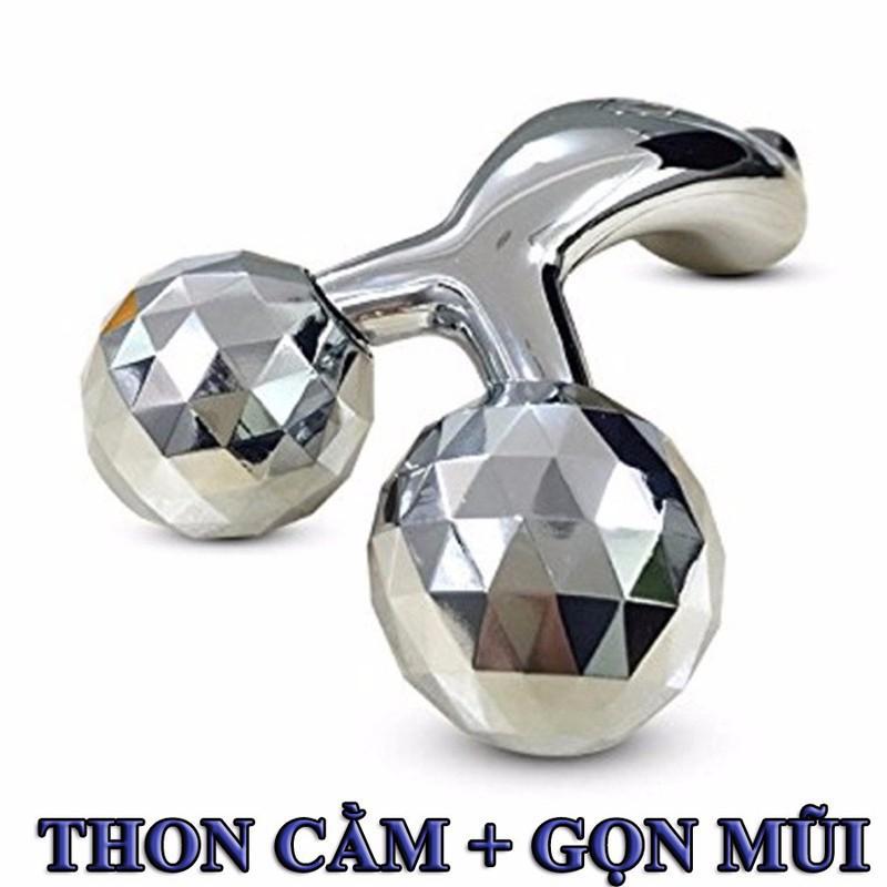 ️ Cây Lăn Massage Mặt 3D Giúp Thon Gọn + Mịn Màng Mát Xa Đẹp Da, Tạo Cằm V-Line, Thon Gọn Đùi. v..v