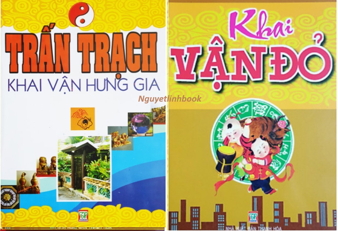 Combo 2 cuốn: Khai Vận Trấn Trạch Hưng Gia + Khai Vận đỏ