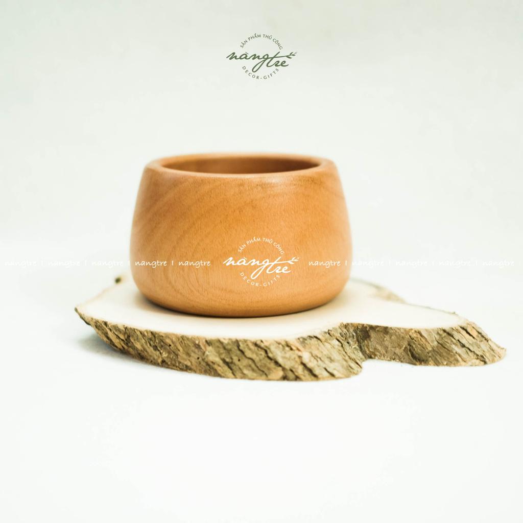 Chén gỗ trang trí đồ ăn, bát gỗ decor - Decorative wooden bowls