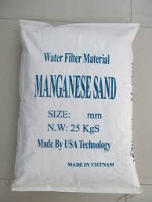 Hạt Mangan xử lý nước nhiễm phèn, khử sắt, kim loại nặng gói 1kg