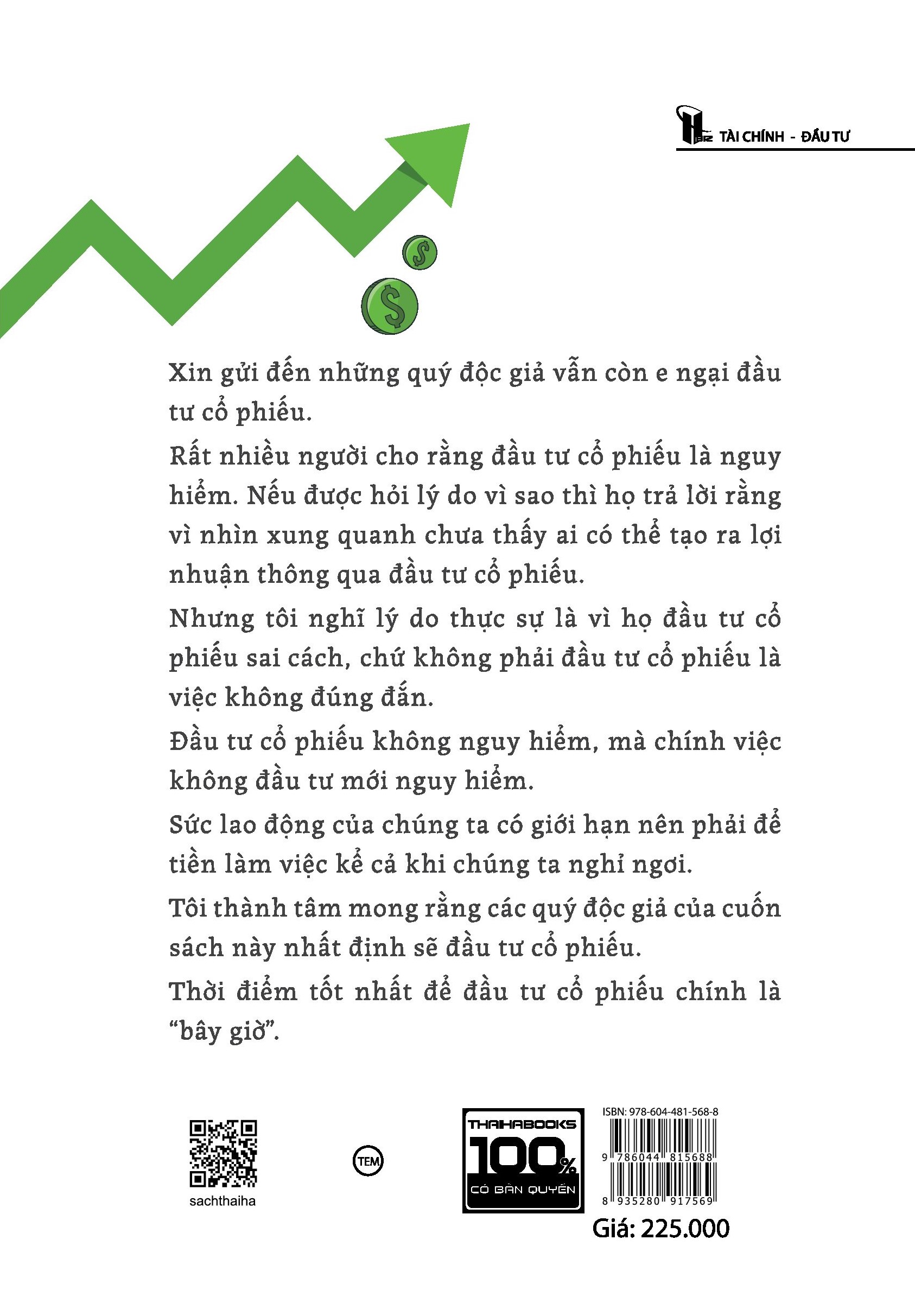 Sách - ĐẦU TƯ CỔ PHIẾU - ĐẦU TƯ CHO TƯƠNG LAI Đầu tư vào cổ phiếu là đầu tư vào thời gian