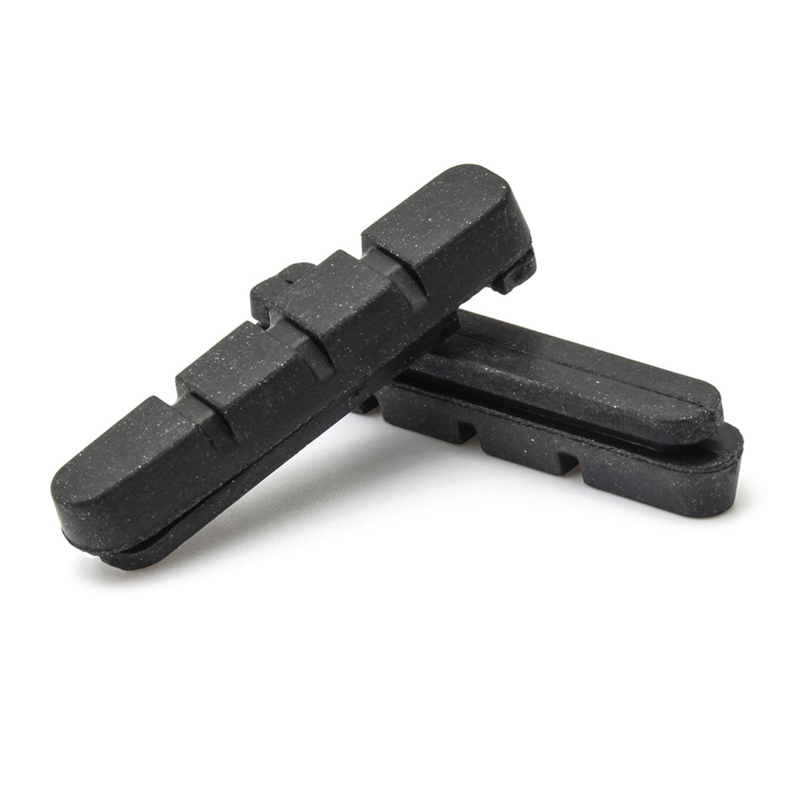 1 Pair V Bike Brake Pads Blocks, Road Mountain Bicycle V-Brake Blocks Shoes Road Bike Mountain Bike Bicycle Brake Pads for Shimano C Clamp