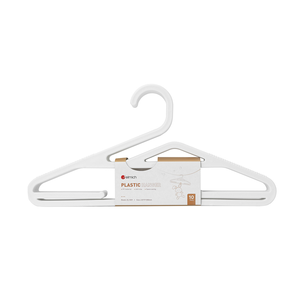 Bộ 10 Móc Áo Đa Năng Elmich EL1059, Hàng Chính Hãng, Chống Trượt - JoyMall