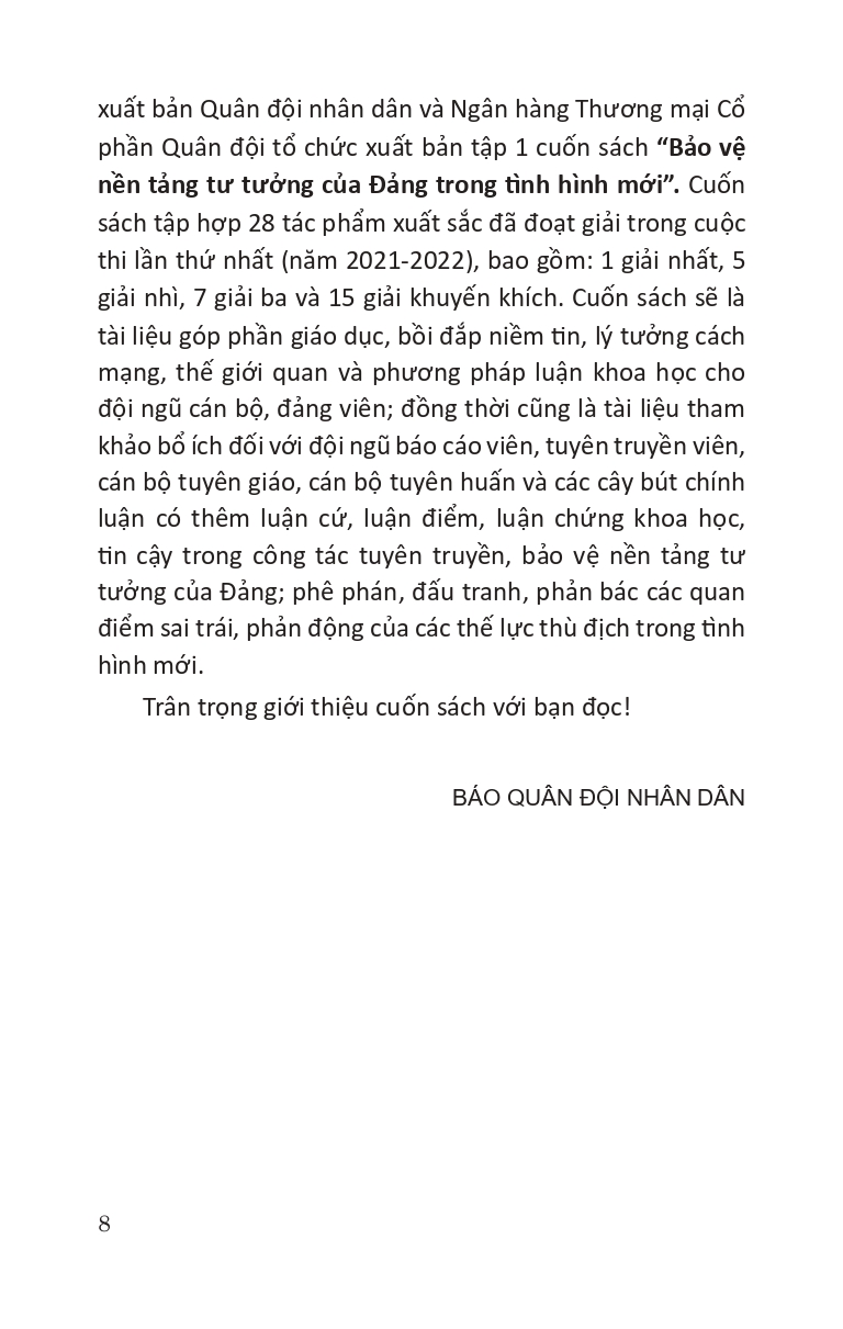 Bảo Vệ Nền Tảng Tư Tưởng Của Đảng Trong Tình Hình Mới