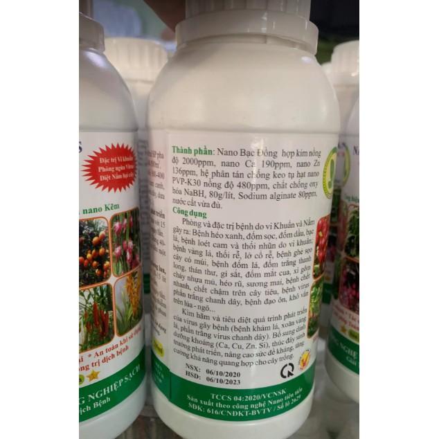 NANO BẠC ĐỒNG PLUS 500ML