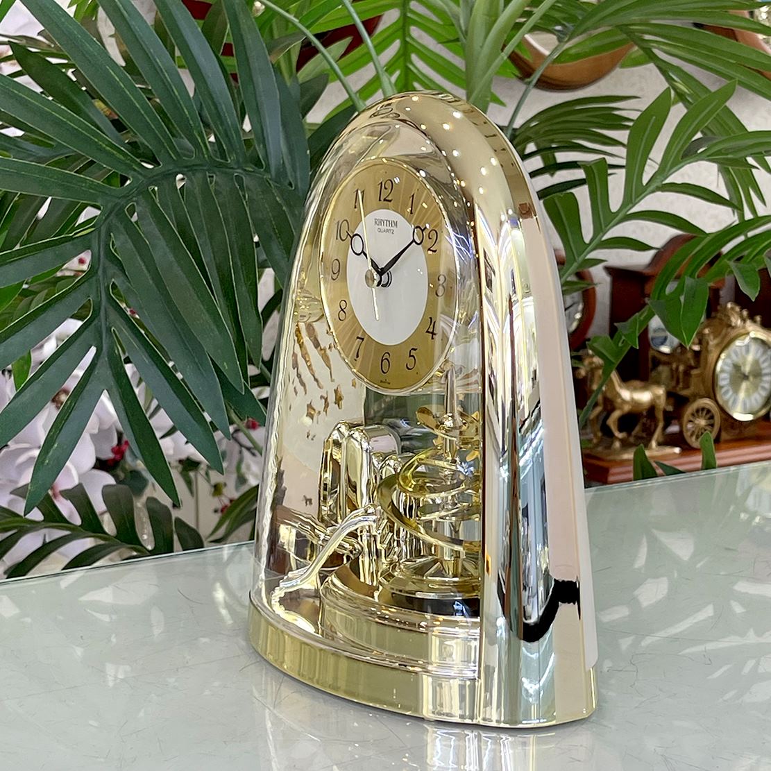 Đồng Hồ Để Bàn Rhythm 4SG607WS65 - Vàng (19.7 x 24.0 x 9.6 cm)